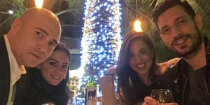 Κωνσταντίνος Μπογδάνος και Κώστας Κυρανάκης μετά συντρόφων