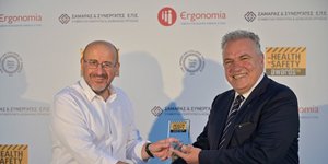 O κ. Σεραφείμ Ιωαννίδης, Διευθυντής Ασφάλειας-Ποιότητας-Περιβάλλοντος (Head of Safety, Quality & Environment) του ΔΕΣΦΑ κατά την παραλαβή.