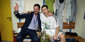 Αλβέρτης και Διαμαντίδης με τρόπαιο
