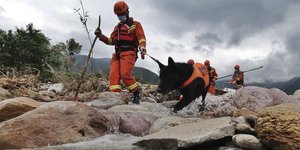 Διασώστες στην Κίνα