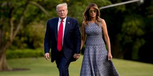 Ο Ντόναλντ Τραμπ με την σύζυγό του Μελάνια