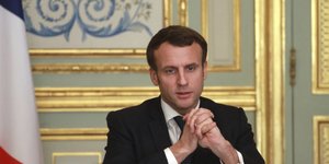 O πρόεδρος της Γαλλίας, Εμανουέλ Μακρόν 
