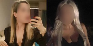 Αριστερά το θύμα και δεξιά η φερόμενη δράστις της επίθεσης με βιτριόλι