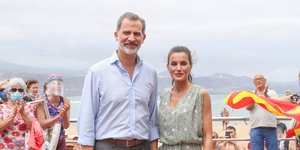 Η βασίλισσα Λετίθια και ο βασιλιάς Φελίπε στα Κανάρια Νησιά