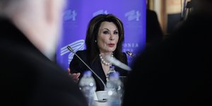 Γιάννα Αγγελοπούλου: Συναντήσεις με τους αρχηγούς κομμάτων