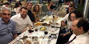 Γ. Τσίπρας. Ν. Παππάς, Π. Πολάκης, Κ. Βαξεβάνης και Χ. Σπίρτζης