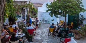 καφε στην Αμοργο