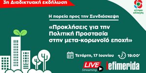 3η Διαδικτυακή Συζήτηση Κινήματος Αλλαγής: Πολιτική Προστασία