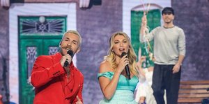 Η Κωνσταντίνα Σπυροπούλου στο Just the 2 of Us 