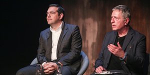 Τσίπρας και Κούλογλου σε εκδήλωση του ΣΥΡΙΖΑ