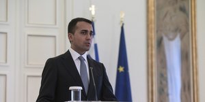 Ο Λουίτζι Ντι Μάιο σε συνέντευξη Τύπου στο ΥΠ.ΕΞ Ελλάδας