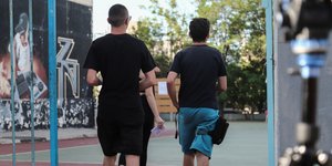 Μαθητές προσέρχονται στις Πανελλήνιες 2020