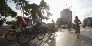 θεσσαλονικη με ποδήλατο