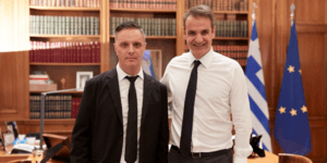 Στηβ Βρανάκης και Κυριάκος Μητσοτάκης