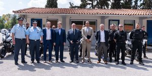 Παράδοση μοτοσικλετών στην Ομάδα ΔΙΑΣ