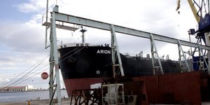 Εικόνα από τα ναυπηγεία Σύρου