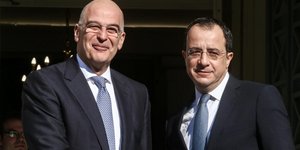 Οι υπουργοί Εξωτερικών Ελλάδος και Κύπρου