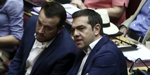 Νίκος Παππάς και Αλέξης Τσίπρας