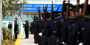 Πανελλήνιες 2020: Εικόνα από ορκωμοσία στη Σχολή Αξιωματικών