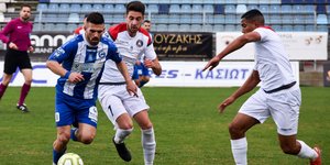 Φάση από αγώνα ποδοσφαίρου της Super League 2
