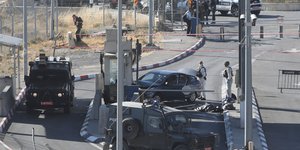 Στρατιωτικά οχήματα Ισραηλινών στην Ιερουσαλήμ