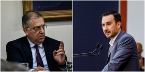 O Τάκης Θεοδωρικάκος και ο Αλέξης Χαρίτσης