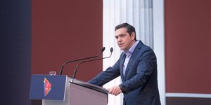 Ο Αλέξης Τσίπρας σε ομιλία στο Ζάππειο