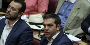 Αλέξης Τσίπρας και Νίκος Παππάς