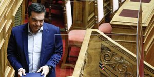 Ο Αλέξης Τσίπρας στη Βουλή