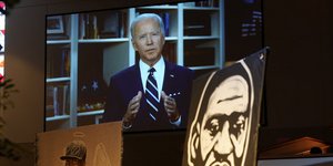 Το βιντεοσκοπημένο μήνυμα του Τζο Μπάιντεν στην κηδεία του Τζορζτ Φλόιντ