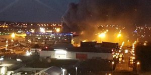 Φωτιά σε κτίριο στο αεροδρόμιο Λιέγης