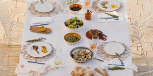 Διακόσμηση καλοκαιρινού τραπεζιού 