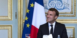 Ο πρόεδρος της Γαλλίας, Εμανουέλ Μακρόν στο Ελιζέ