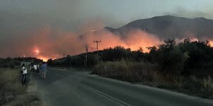 Φωτιά στην Μάνη