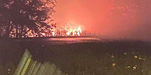 Φωτιά σε ξερά χόρτα