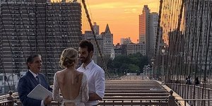 Φωτο γάμος γέφυρα Μπρούκλιν