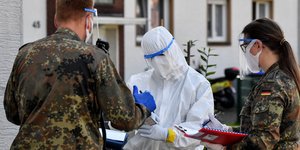 Γιατρός και στρατιωτικοί στην Γερμανία