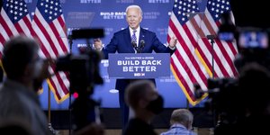 Ο Τζο Μπάιντεν σε προεκλογική ομιλία