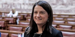 Η υπουργός Παιδείας Νίκη Κεραμέως