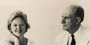 H Μαργαρίτα Παπανδρέου με τον πεθερό της, Γεώργιο Παπανδρέου