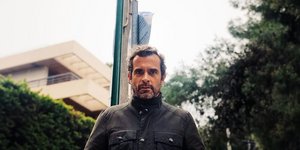 Ο Κωνσταντίνος Μαρκουλάκης με μούσια