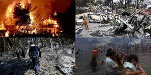 Η καταστροφή στο Μάτι από την φωτιά το 2018