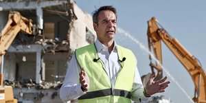 Ο Κυριάκος Μητσοτάκης στο Ελληνικό, ξεκίνησαν τα έργα