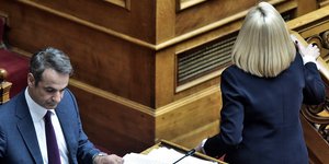 Μητσοτάκης, Φώφη μαζί στη Βουλή