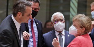 Ο Κυριάκος Μητσοτάκης στις Βρυξέλλες 