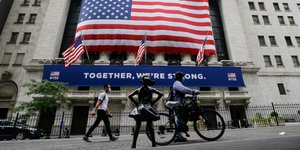 Νέα Υόρκη, τεράστια αμερικανική σημαία