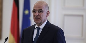 Ο Νίκος Δένδιας από την συνάντηση με Μάας