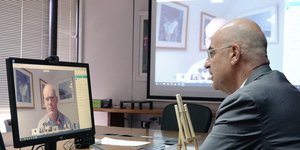 Τηλεδιάσκεψη Νίκου Δένδια με υπουργούς Εξωτερικών προερχόμενους από το ΕΛΚ