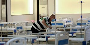 Νοσοκομείο στη Βαγδάτη για την αντιμετώπιση των κρουσμάτων κορωνοϊού