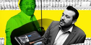 Ο Χρήστος Καλογρίτσας και ο Νίκος Παππάς